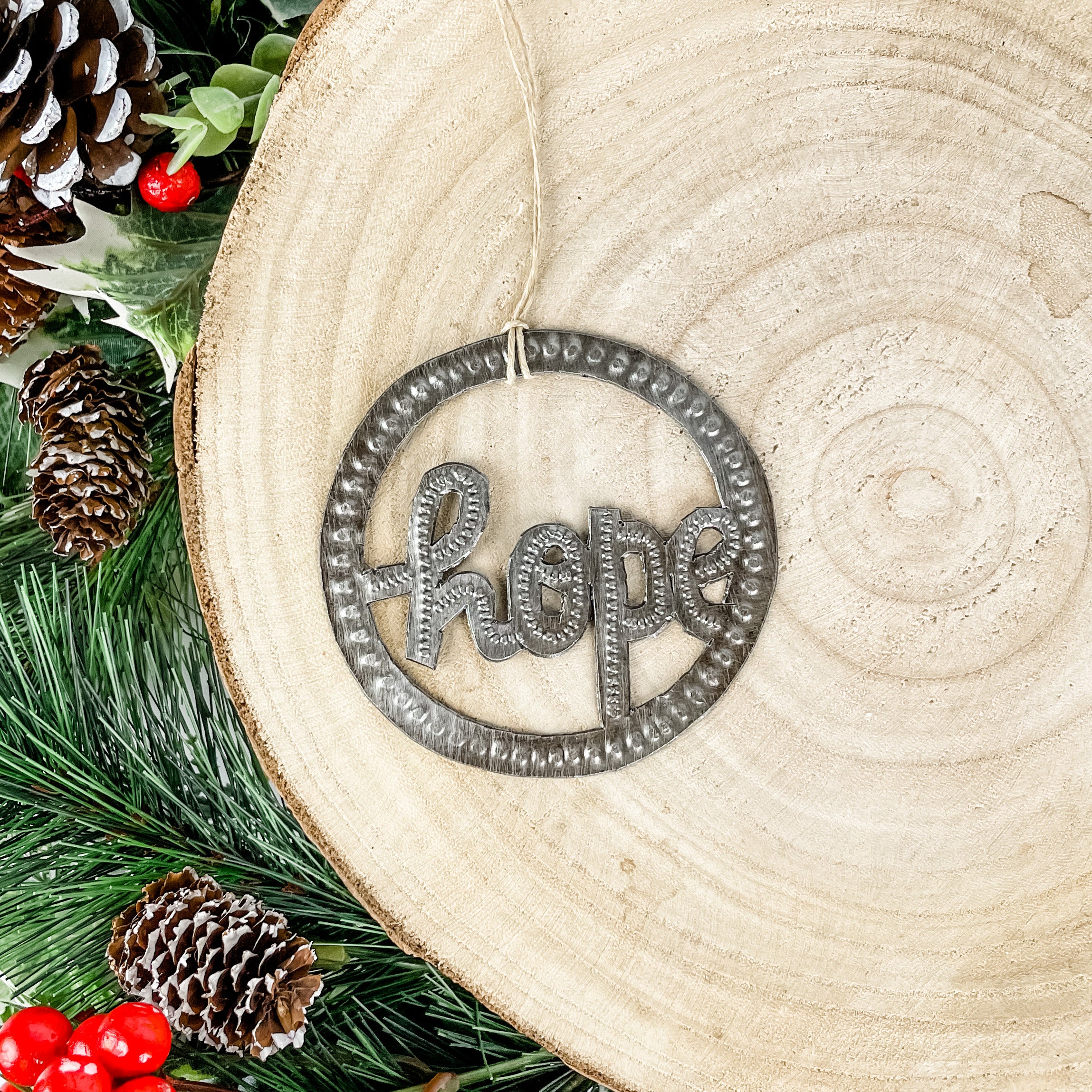 Metal Circle Ornament - FMSCMarketplace.org