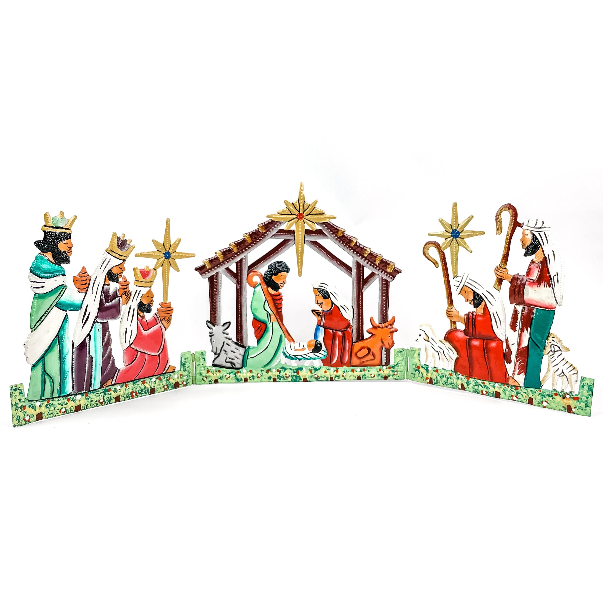 Colorful Tri-Fold Nativity
