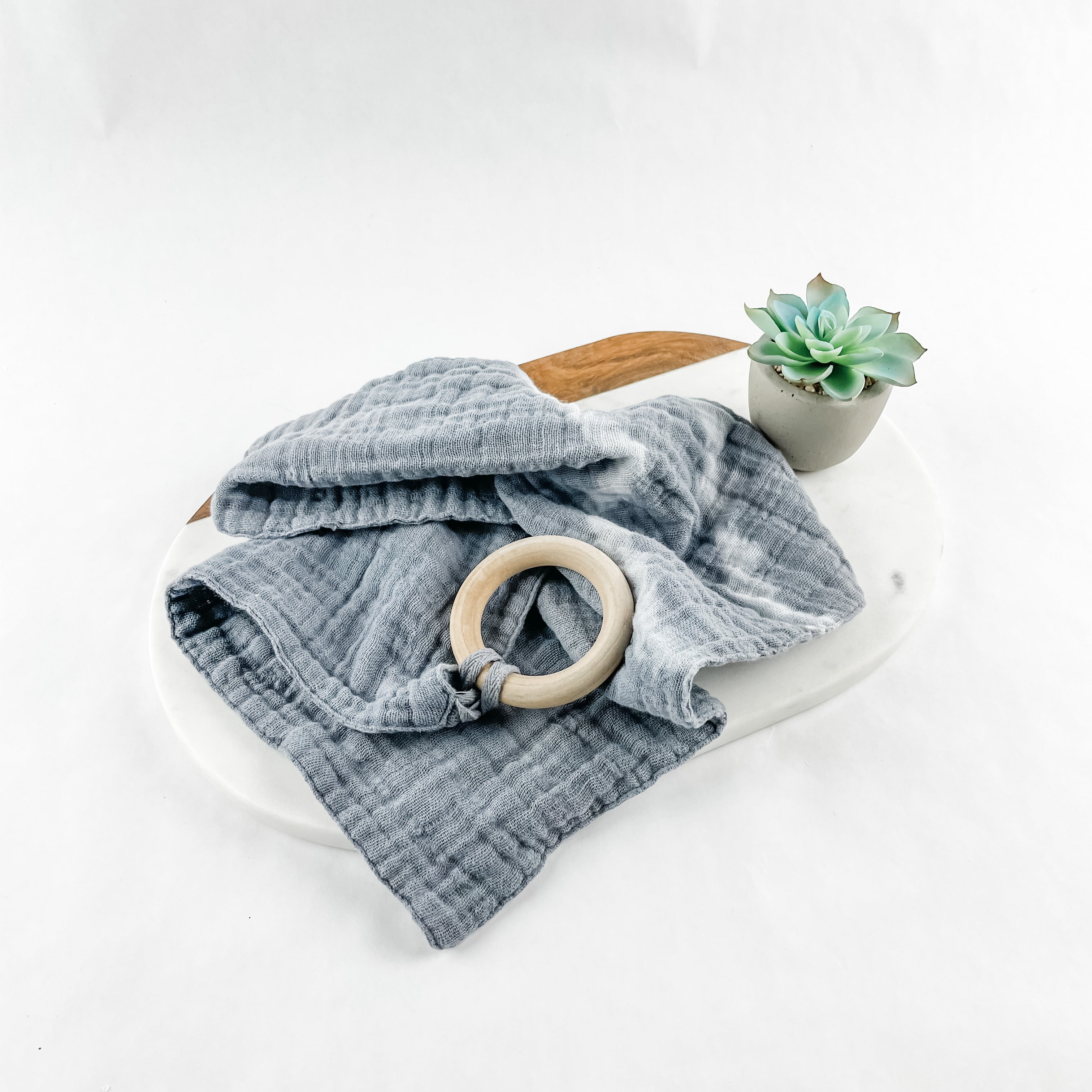 Muslin Lovey + Teether - FMSCMarketplace.org