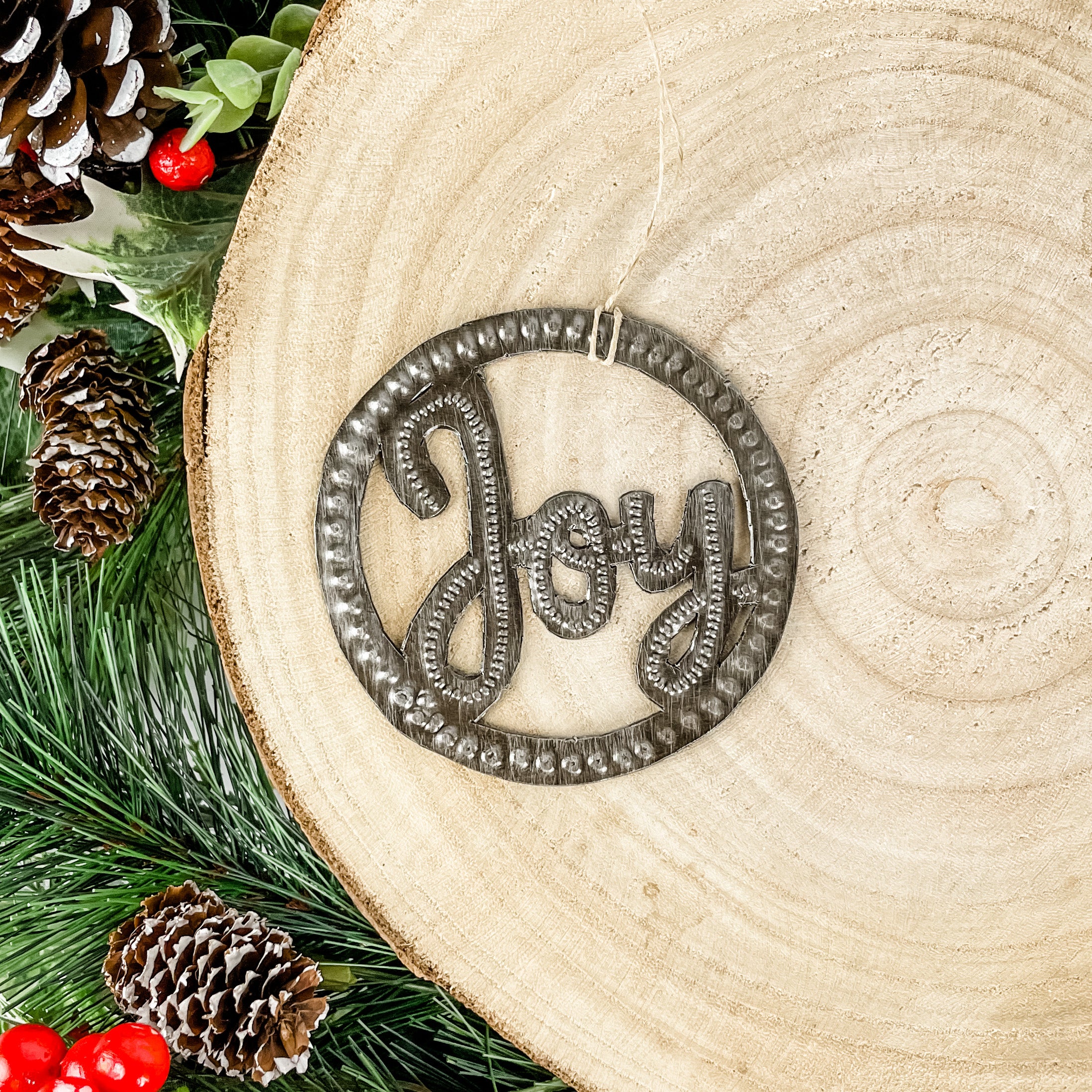 Metal Circle Ornament - FMSCMarketplace.org