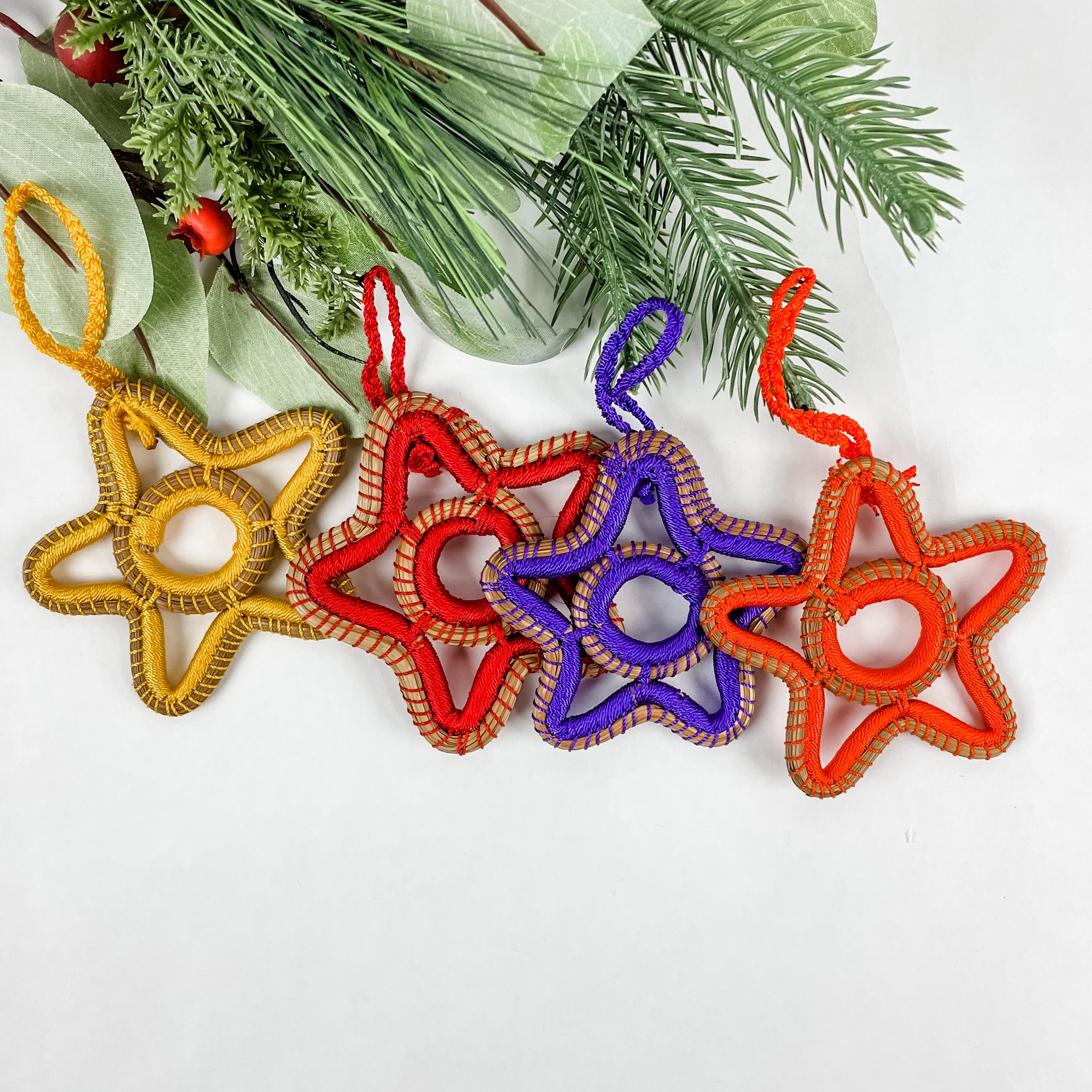 Pine Needle Star Ornament
