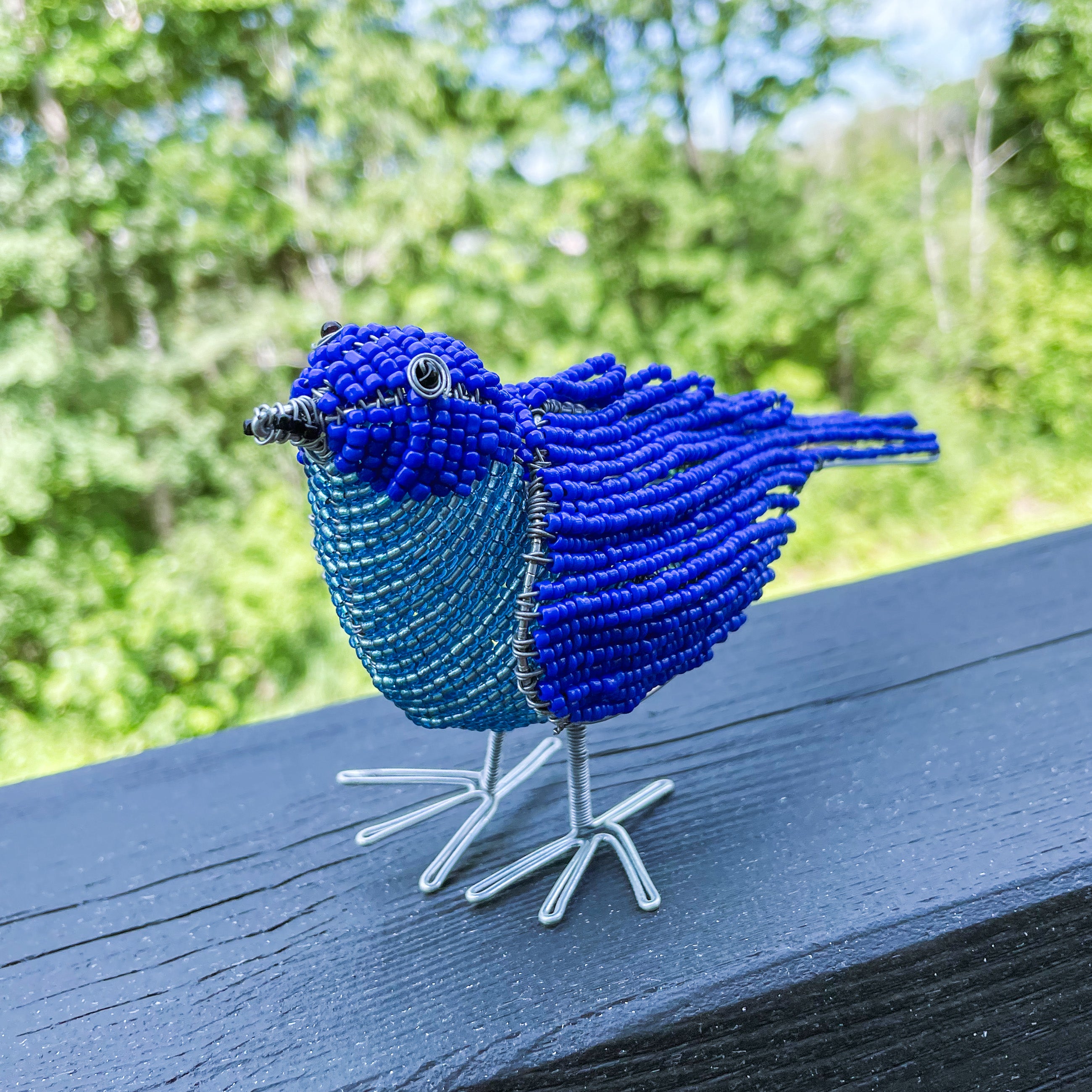 Beaded Bluebird | Handcrafted Home Decor | Khutsala Artisans