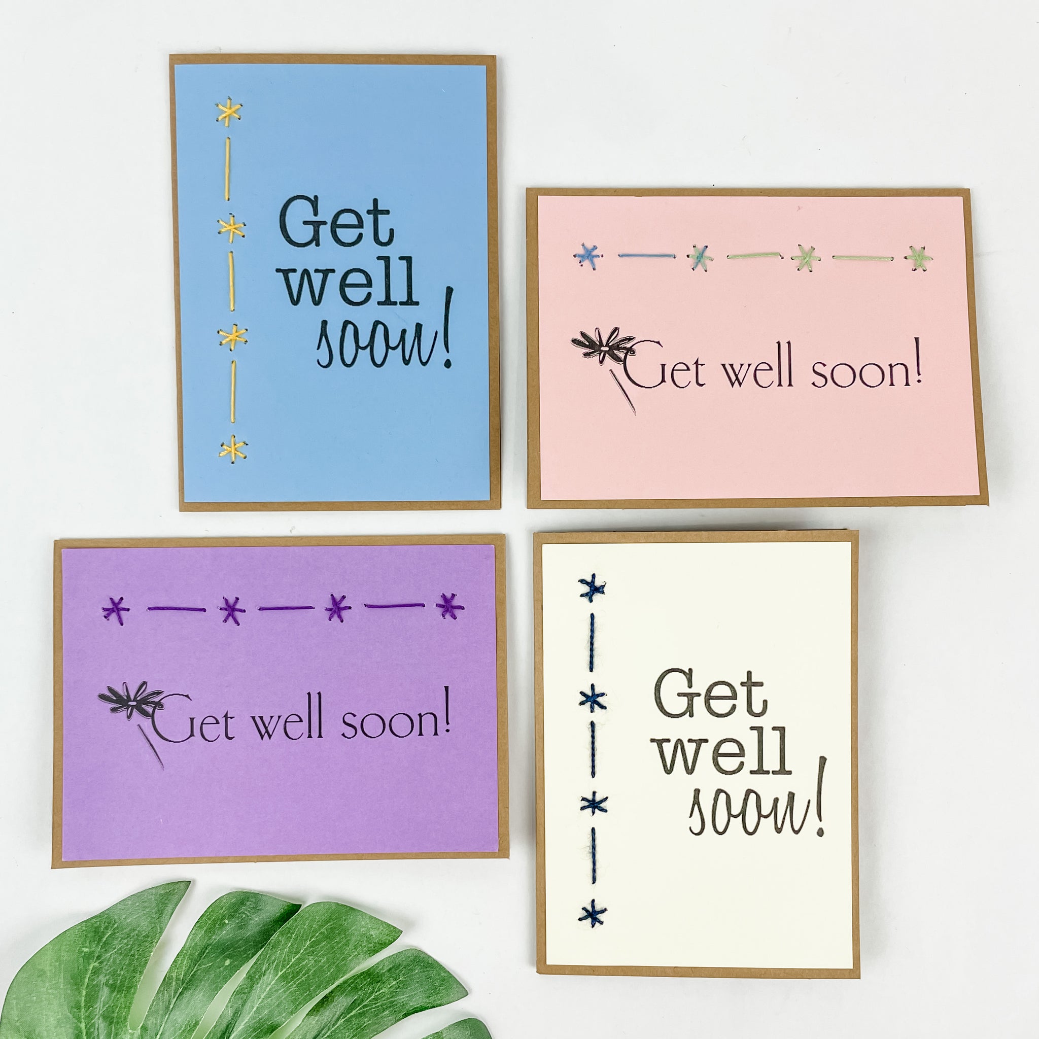 Get Well Soon Greeting Card Set
