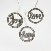 Metal Circle Ornament - FMSCMarketplace.org
