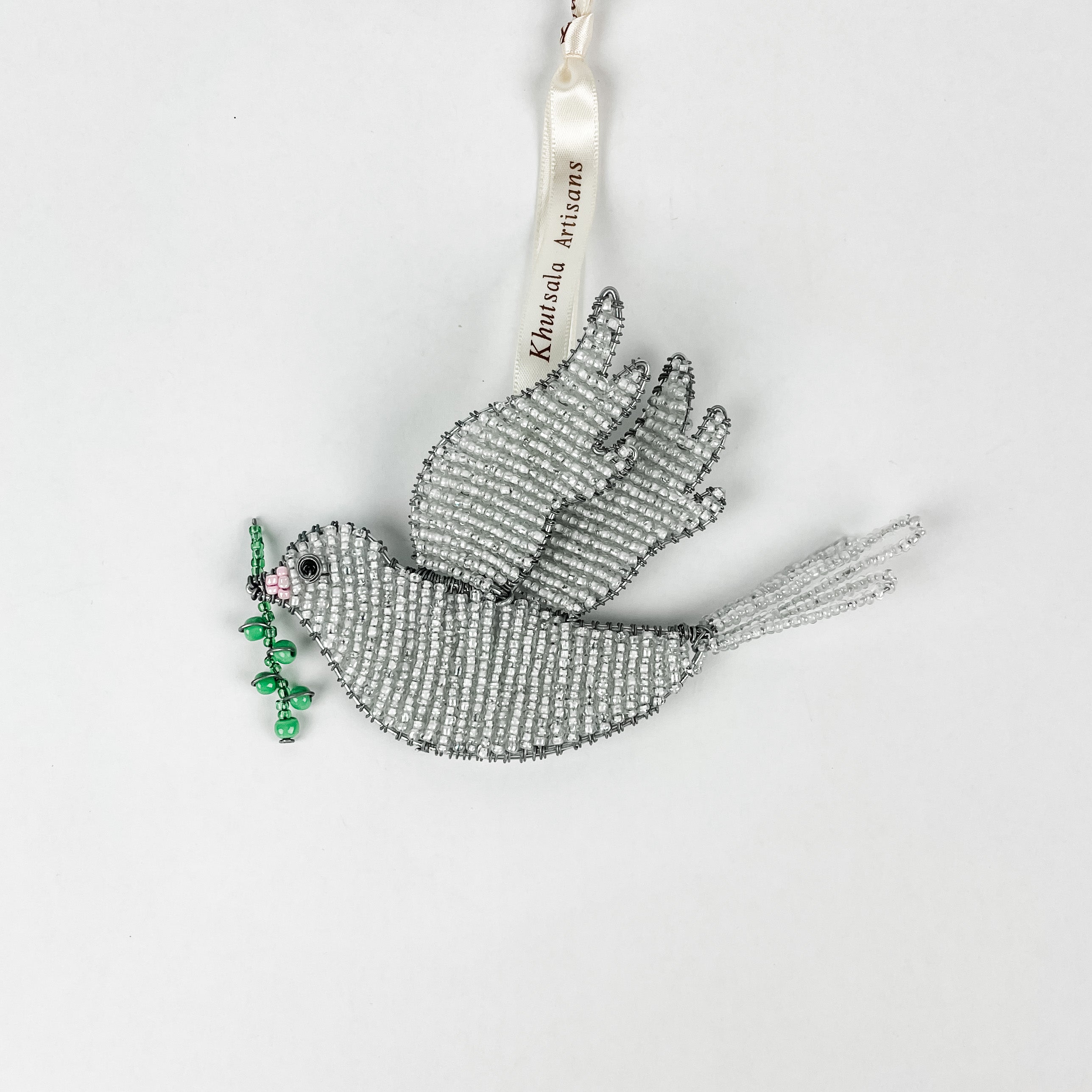 Beaded Peace Dove Ornament - FMSCMarketplace.org