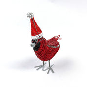 Beaded Cardinal with Straight Toque - FMSCMarketplace.org