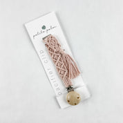 Macrame Pacifier Clip - FMSCMarketplace.org