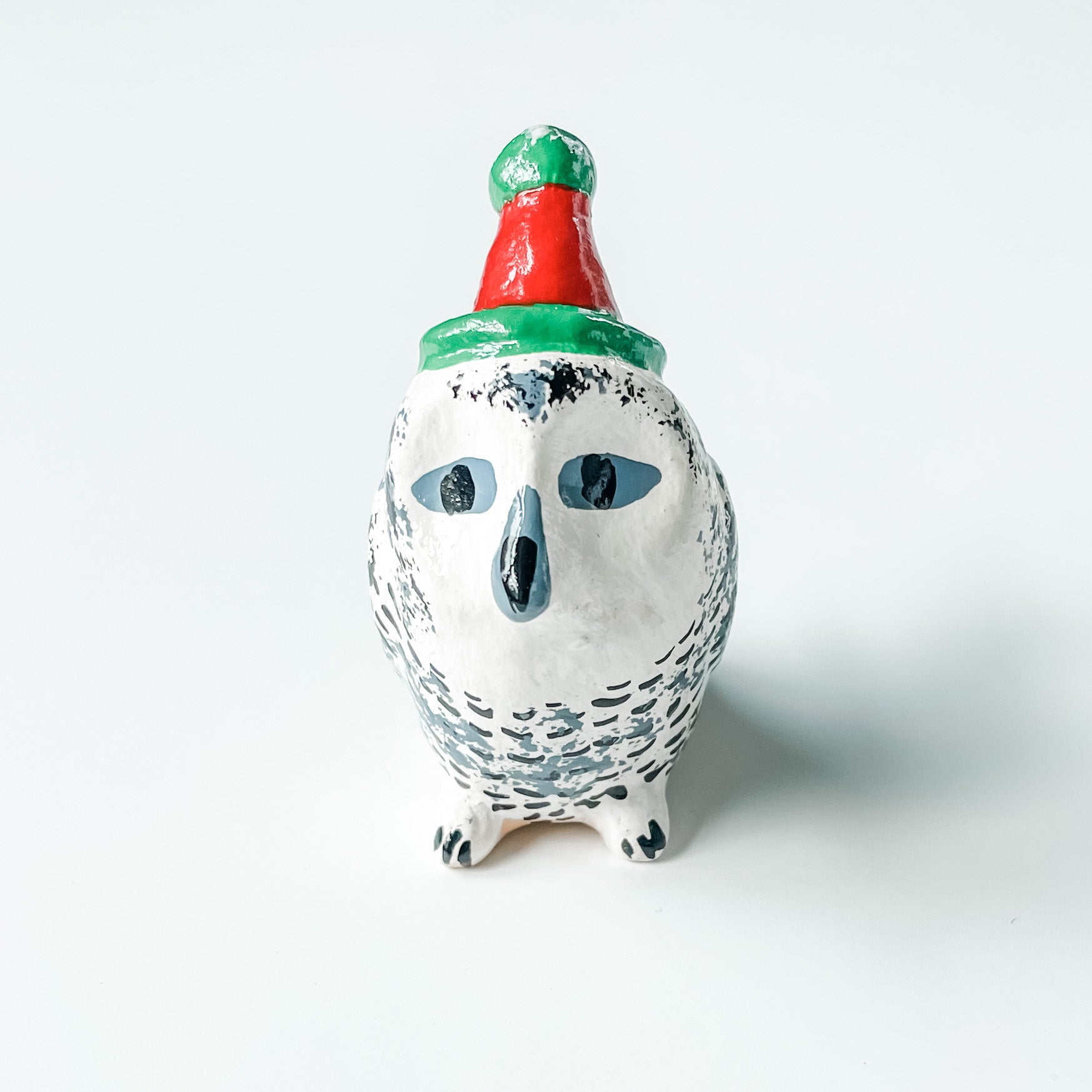 Mini Snowy Owl Whistle Ornament - FMSCMarketplace.org