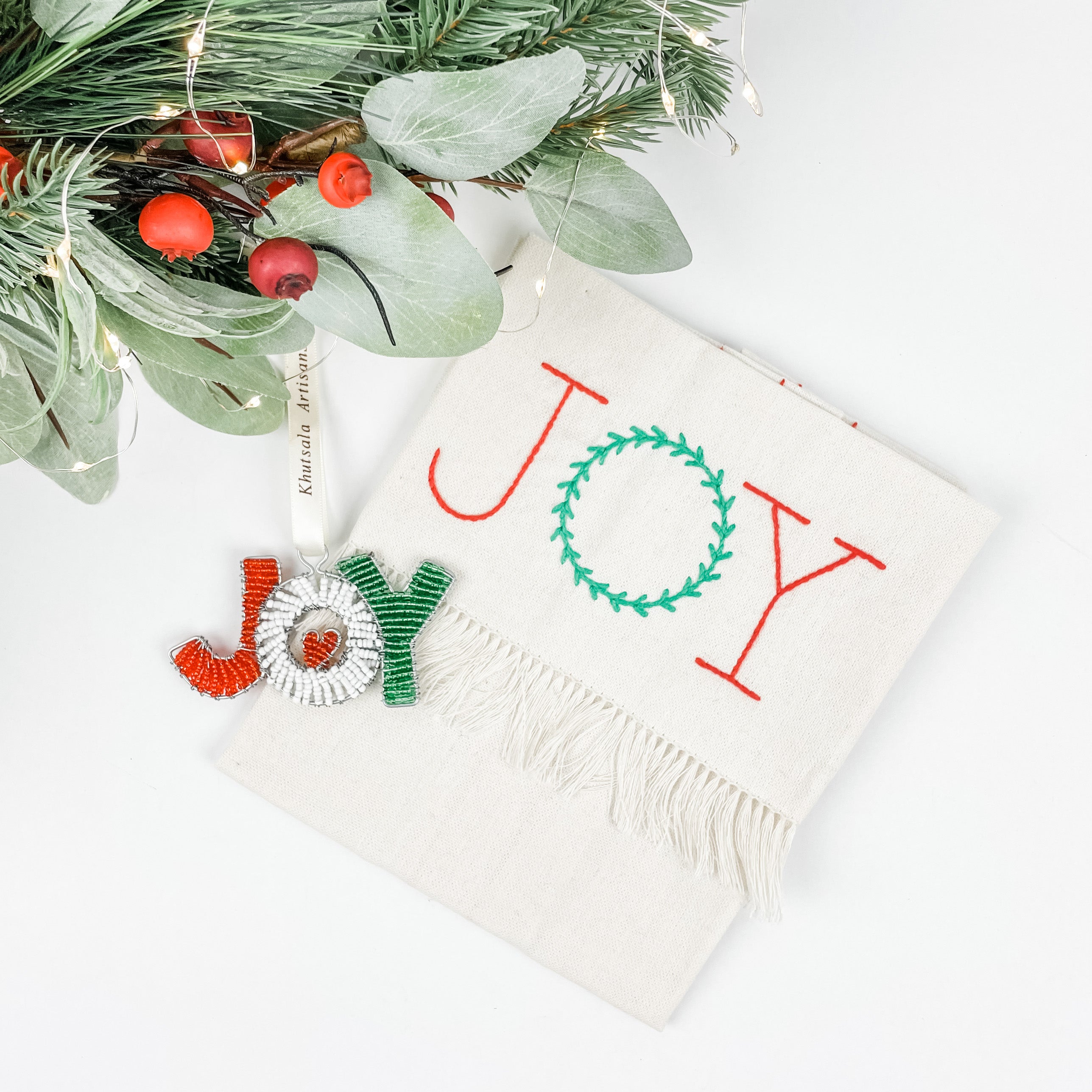 Beaded JOY Ornament - FMSCMarketplace.org