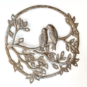 Love Birds On Branch Metal Art - FMSCMarketplace.org