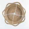 Pine Needle Basket, White Circle - FMSCMarketplace.org