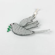Beaded Peace Dove Ornament - FMSCMarketplace.org
