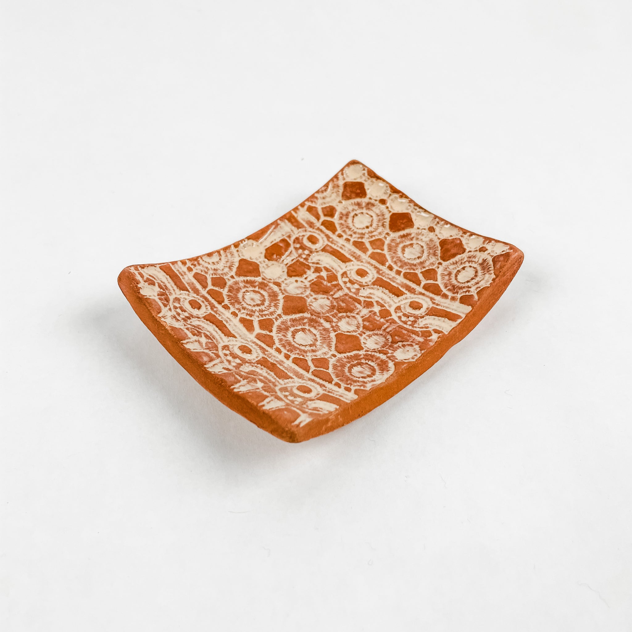 Lace Print Soap Dish / Catch All