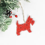 Handsewn Scottie Ornament