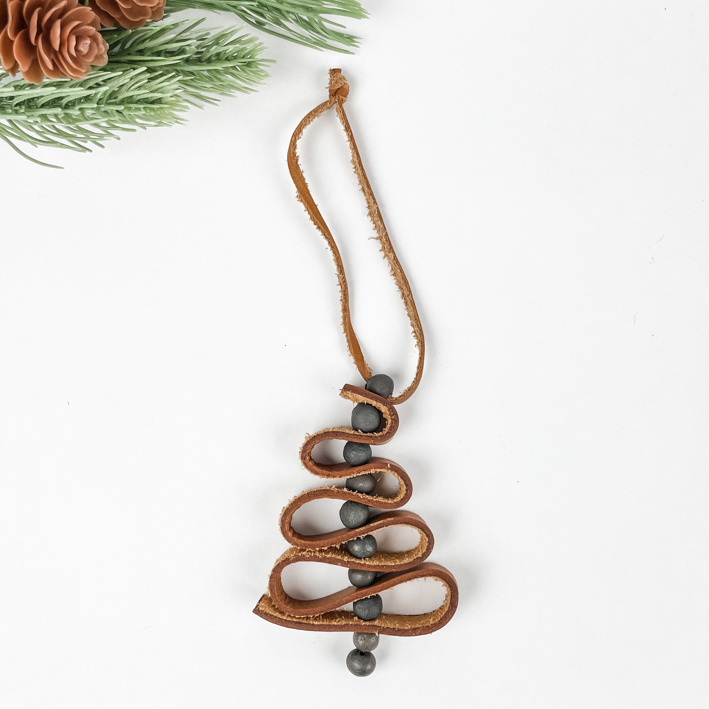 Leather Tree Ornament - FMSCMarketplace.org