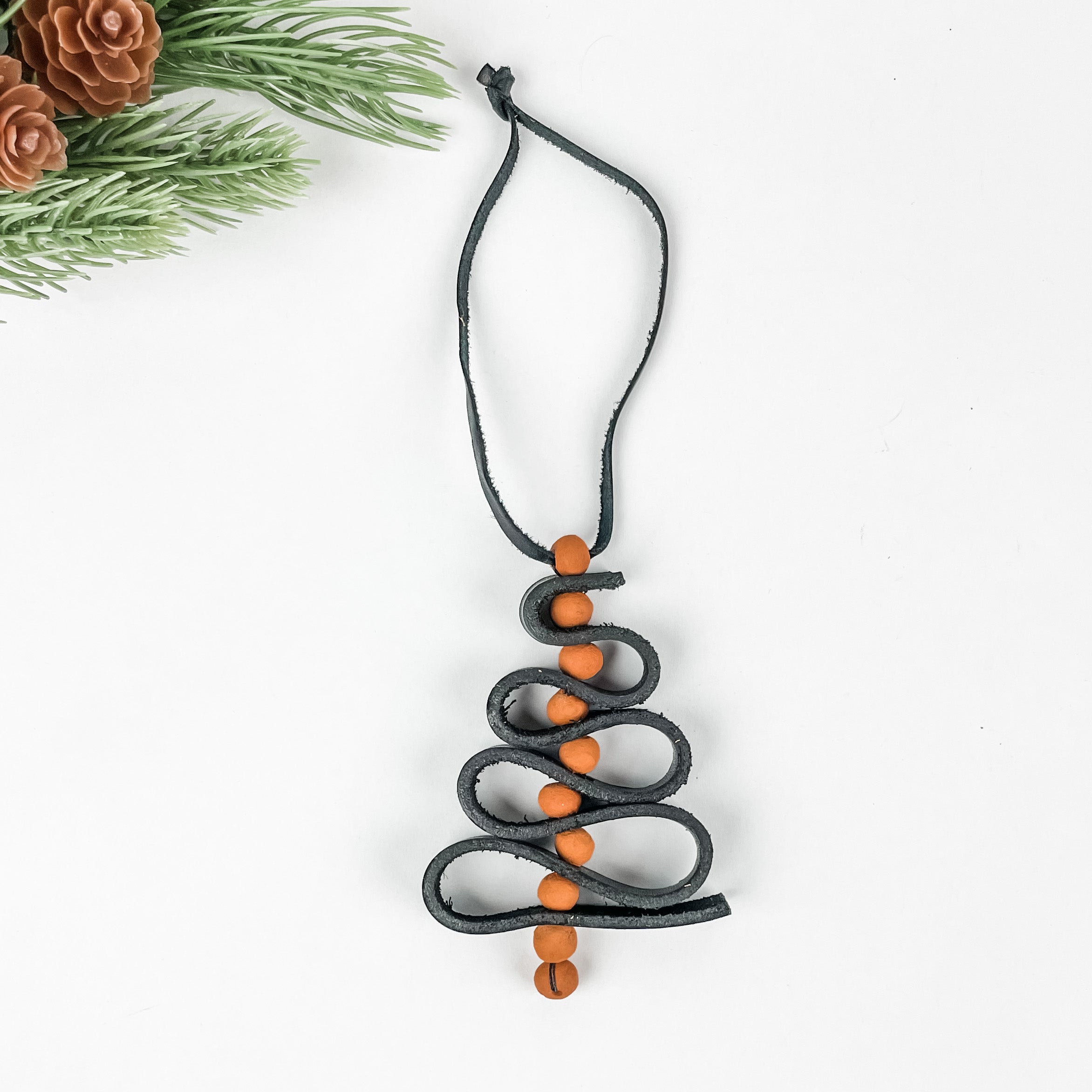 Leather Tree Ornament - FMSCMarketplace.org