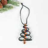 Leather Tree Ornament
