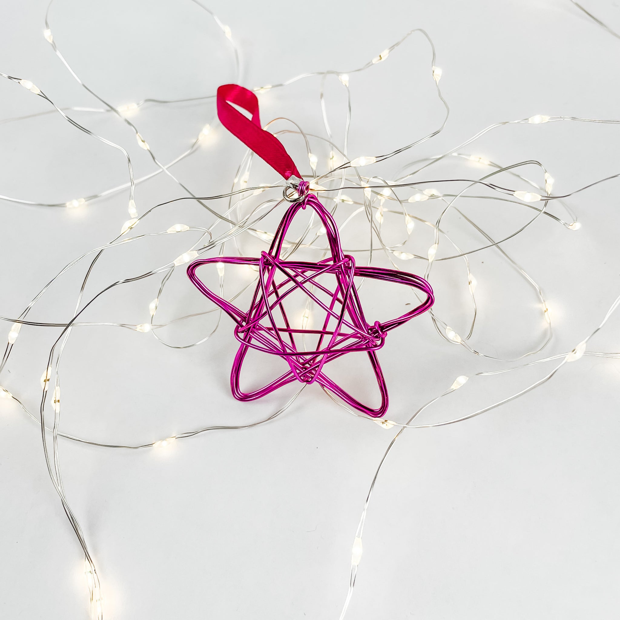 Knotted Wire Star Ornament