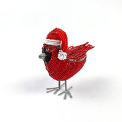Beaded Cardinal with Slouch Toque - FMSCMarketplace.org