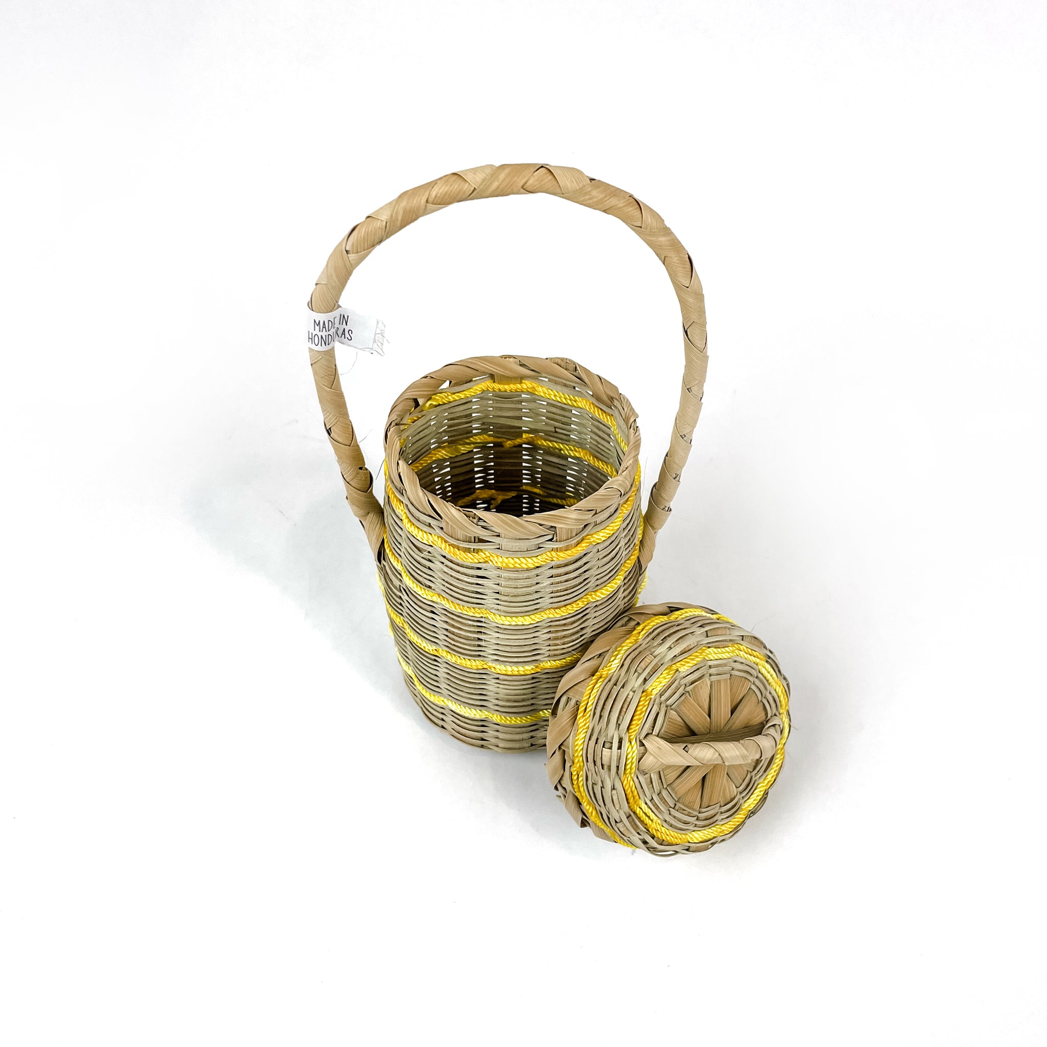 Lidded Basket - Small Cylinder