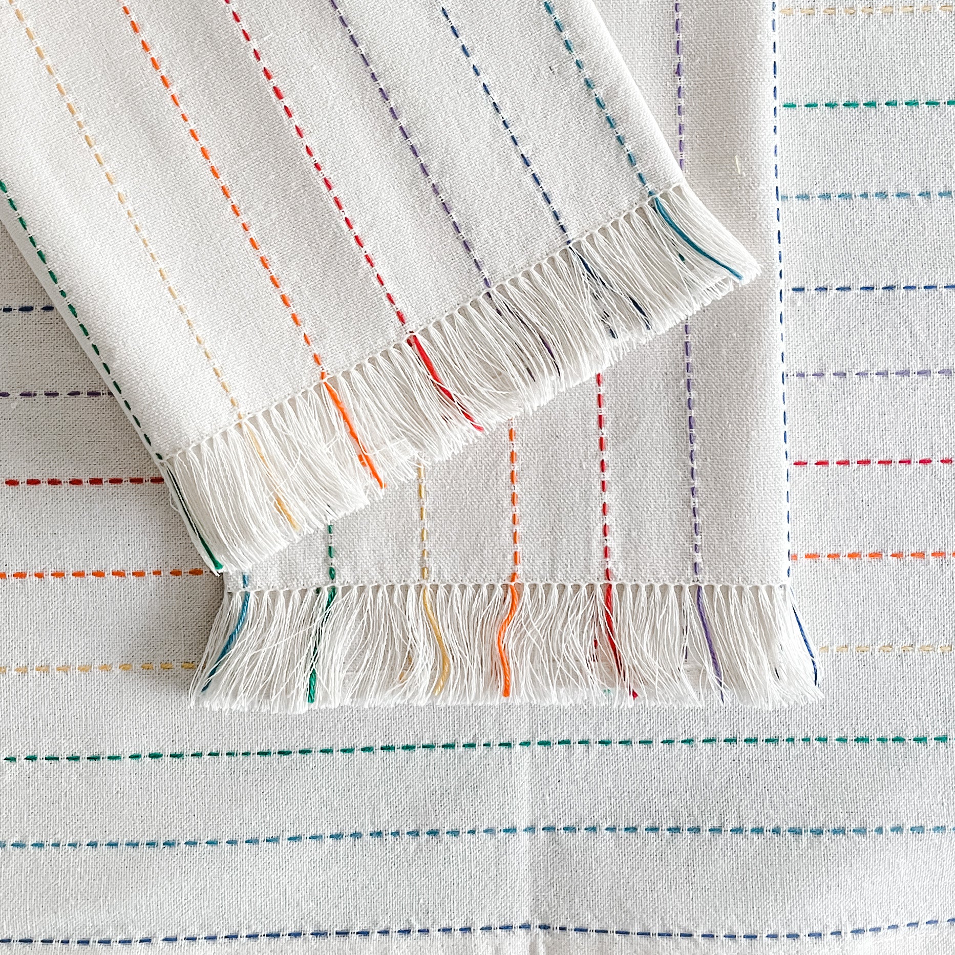 Hand-Stitched Table Runner