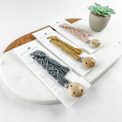 Macrame Pacifier Clip - FMSCMarketplace.org