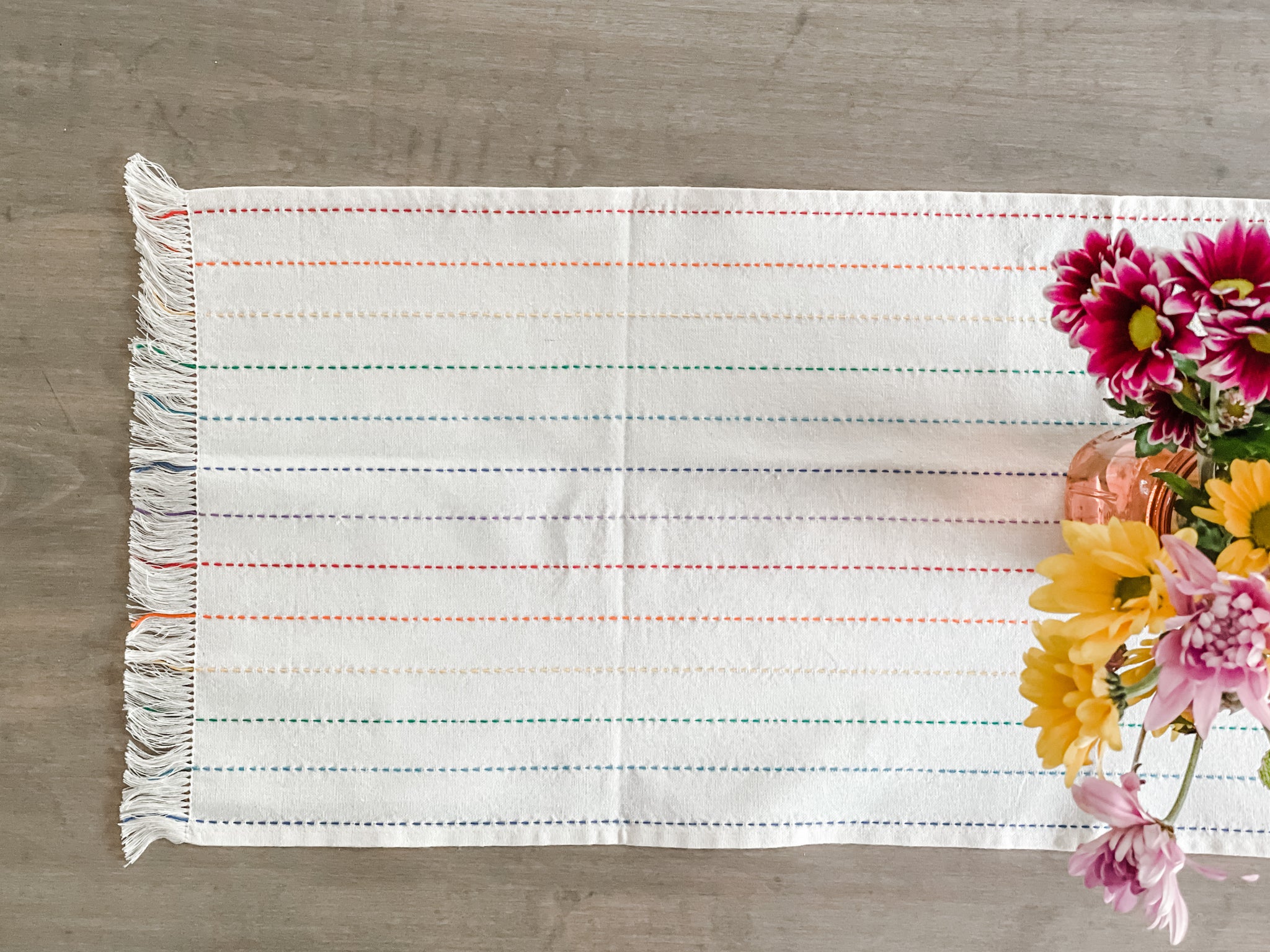 Hand-Stitched Table Runner