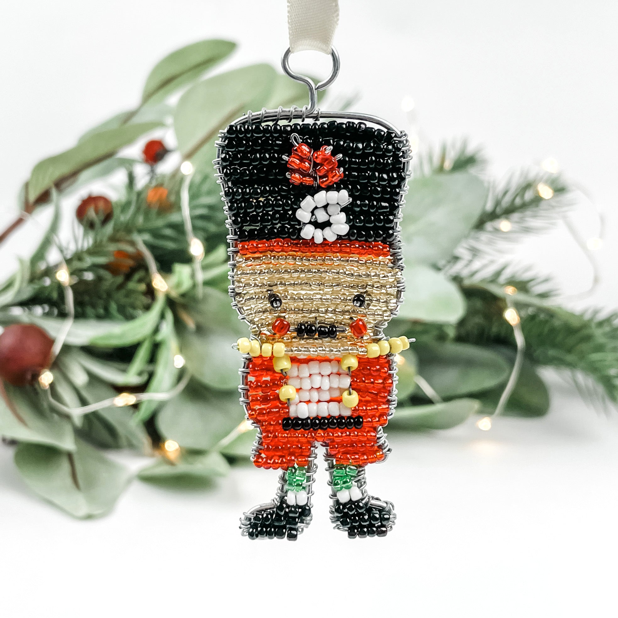 Beaded Nutcracker ornament - FMSCMarketplace.org