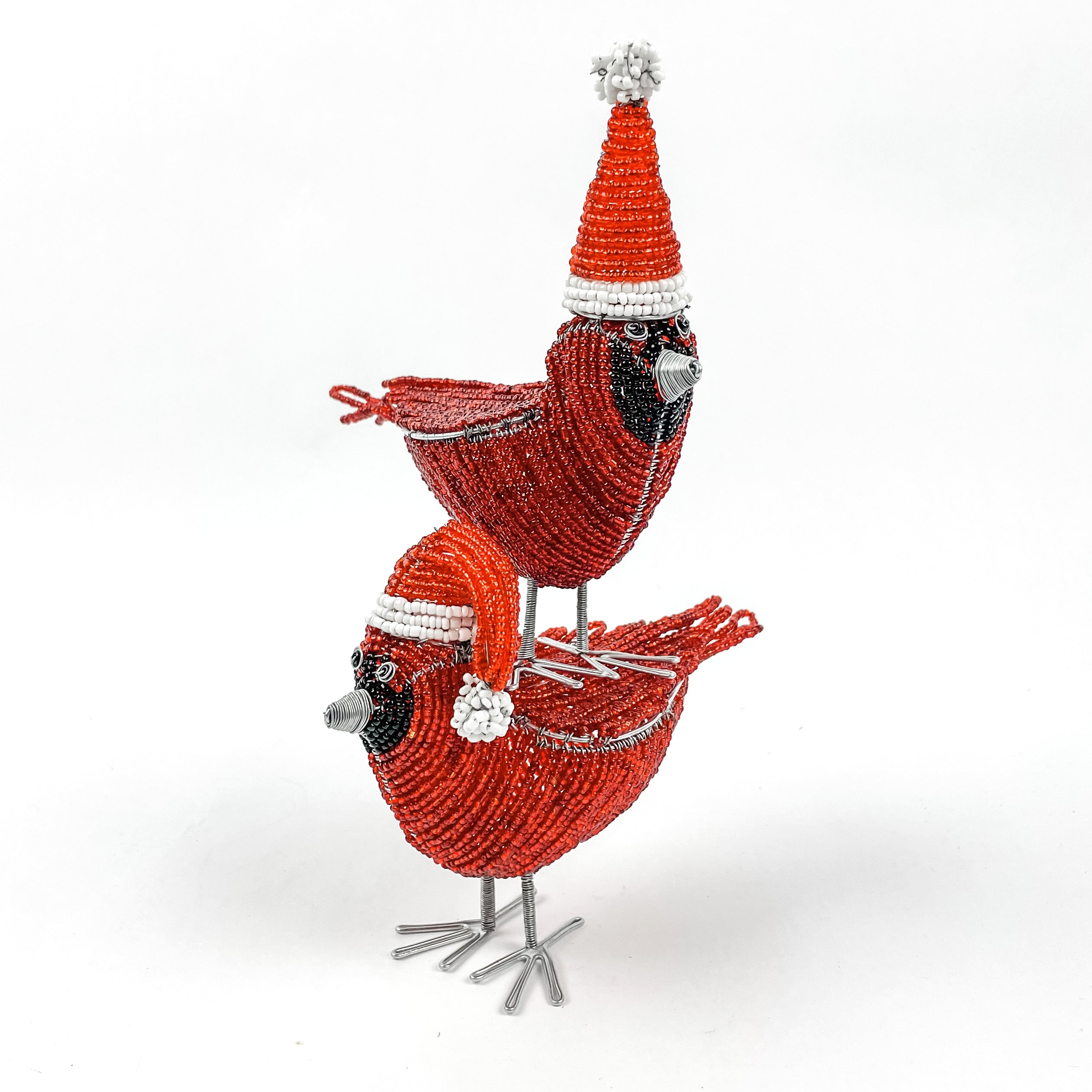 Beaded Cardinal with Slouch Toque - FMSCMarketplace.org