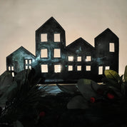 Houses Standing Metal Art - FMSCMarketplace.org