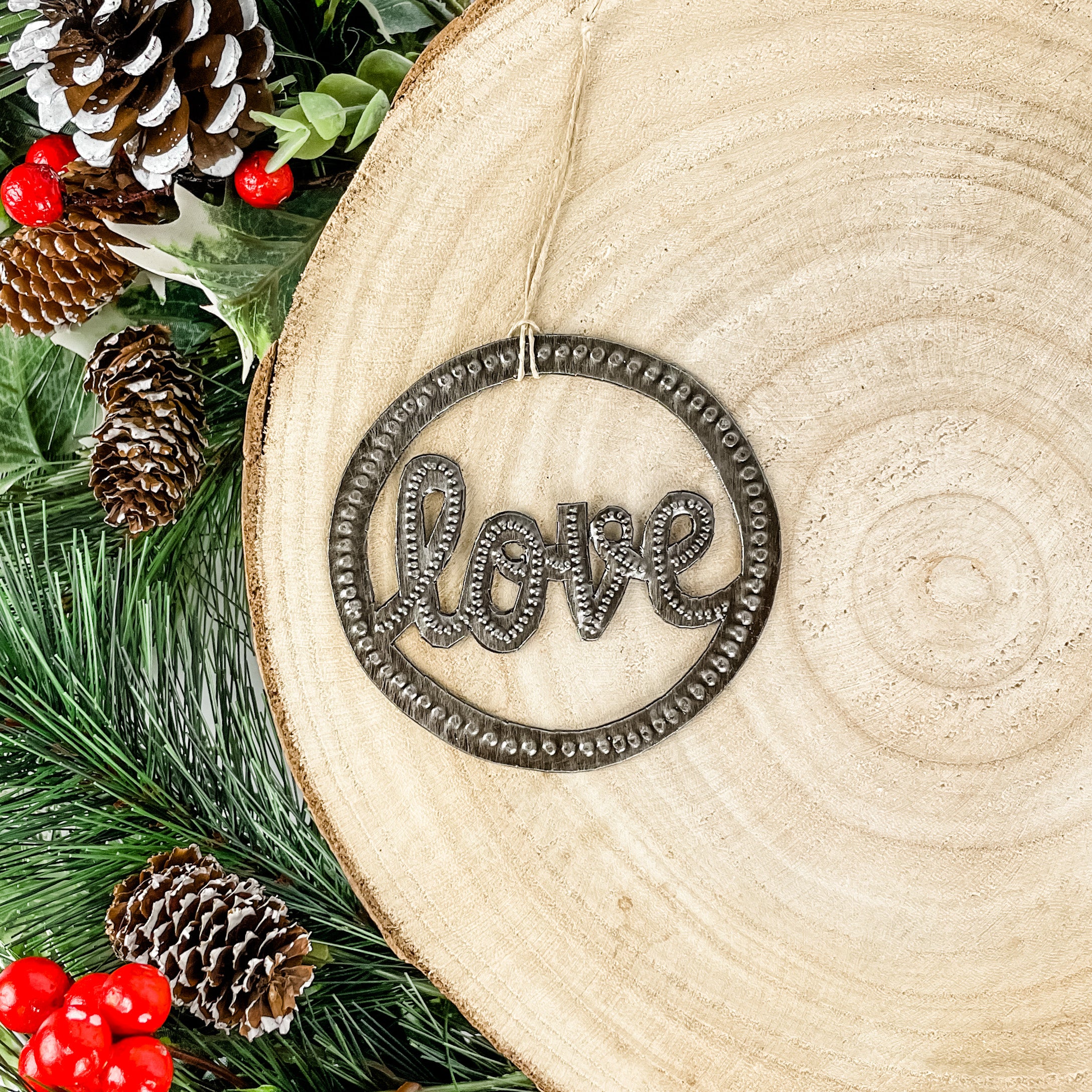 Metal Circle Ornament - FMSCMarketplace.org