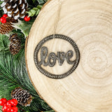 Metal Circle Ornament