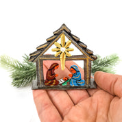 Small Standing House Nativity - FMSCMarketplace.org
