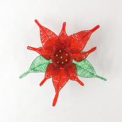 Beaded Poinsettia Bowl - FMSCMarketplace.org