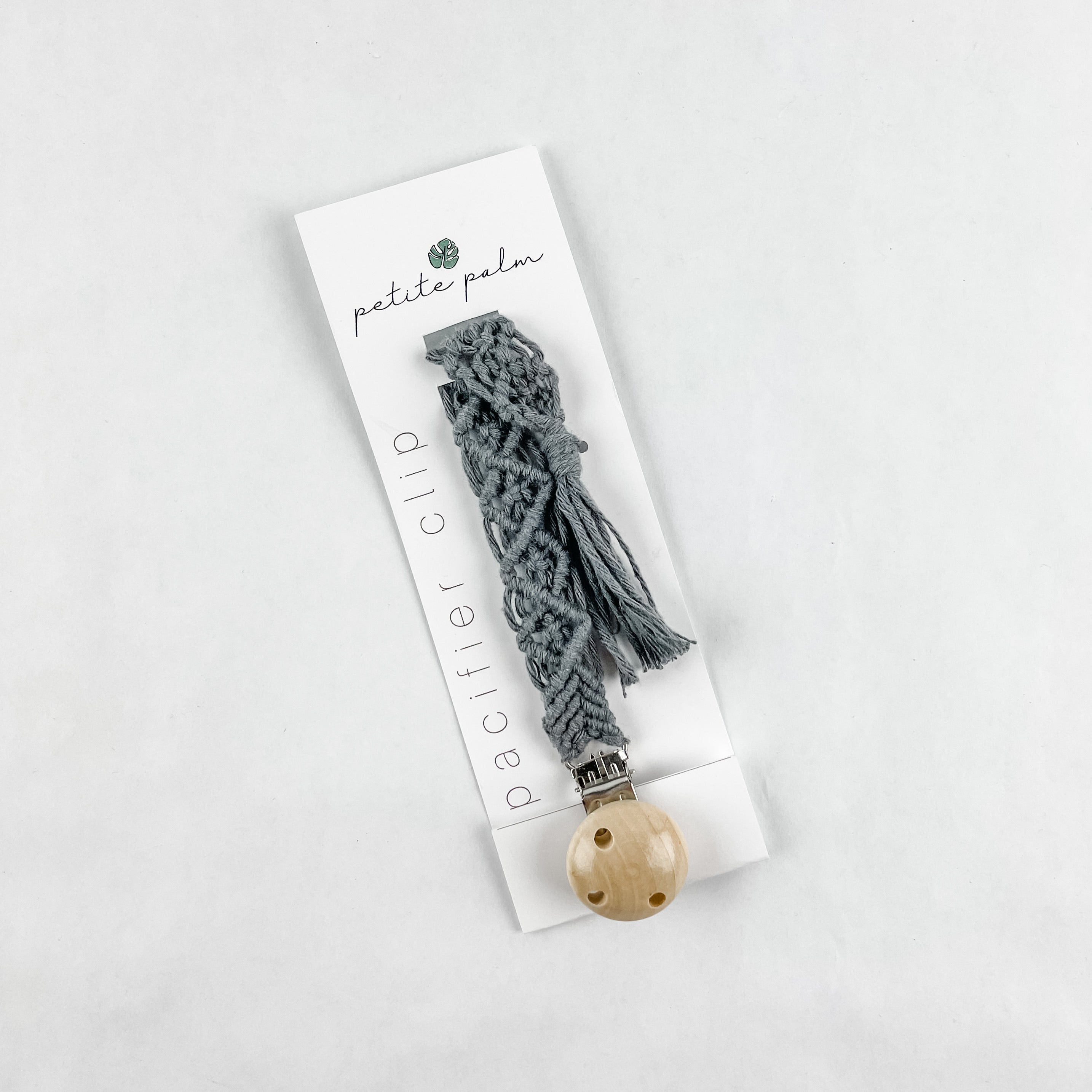 Macrame Pacifier Clip - FMSCMarketplace.org