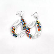 Beaded Teardrop Earrings - FMSCMarketplace.org