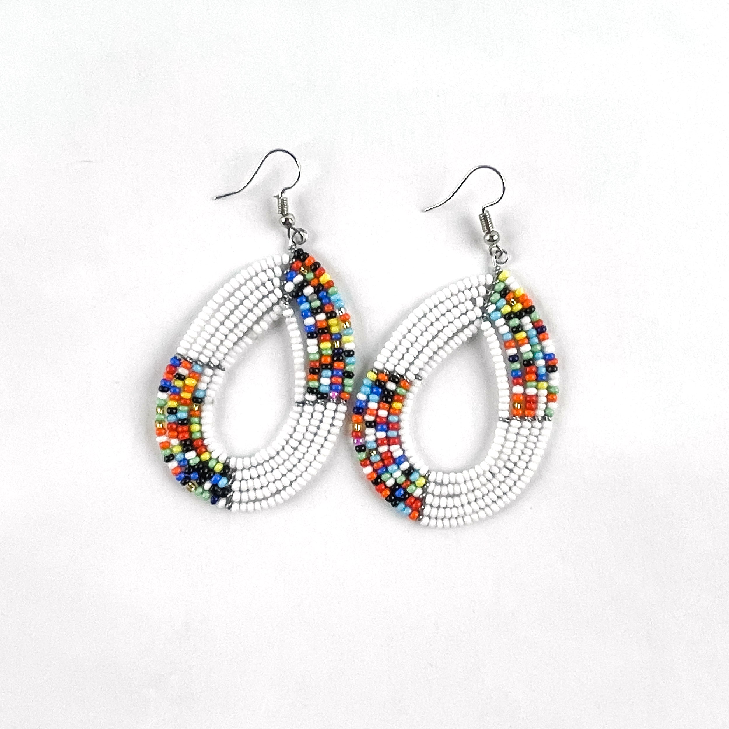 Beaded Teardrop Earrings - FMSCMarketplace.org