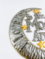 I Love You to the Moon Wall Art- 12" - FMSCMarketplace.org