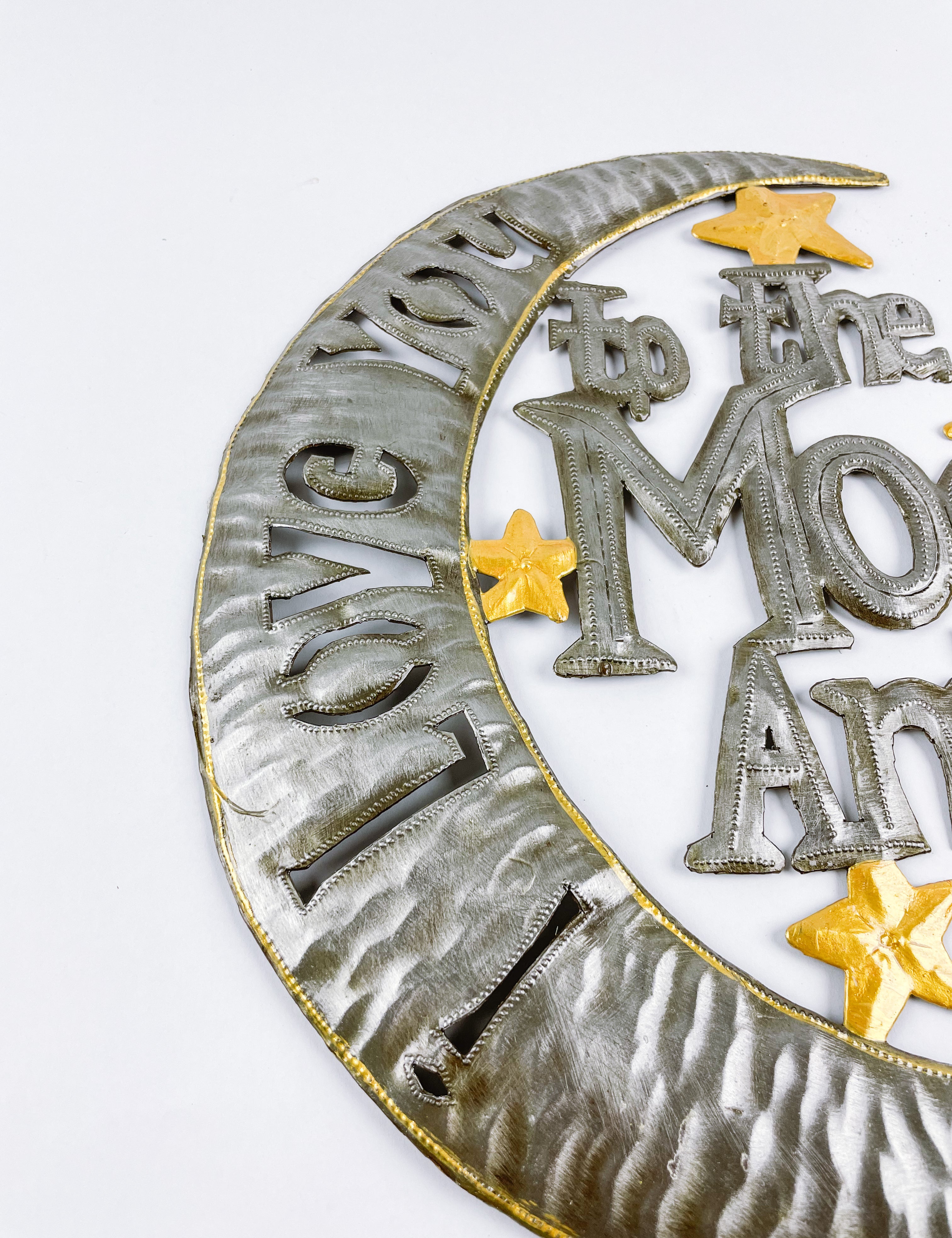 I Love You to the Moon Wall Art- 12" - FMSCMarketplace.org
