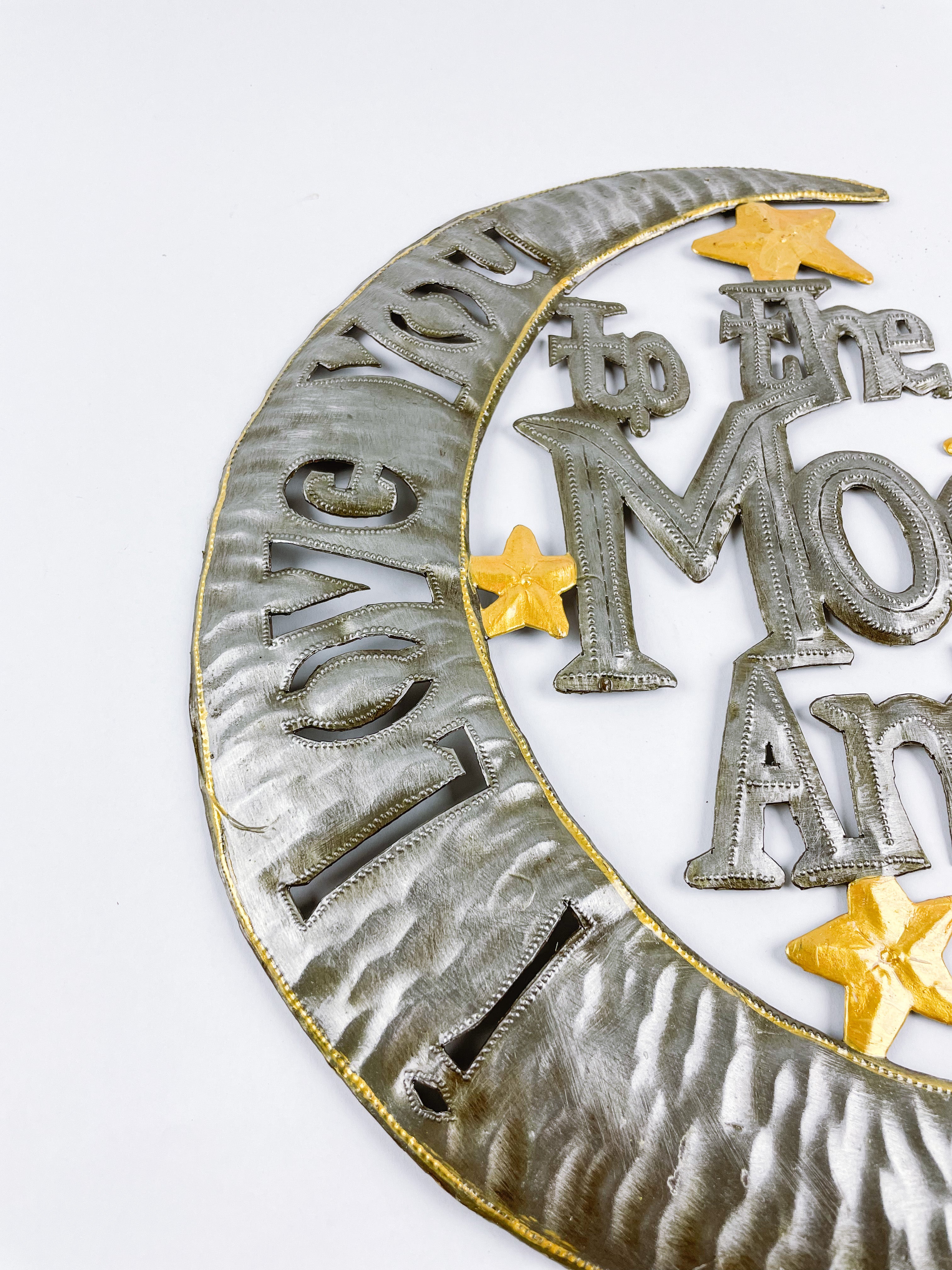 I Love You to the Moon Wall Art- 12" - FMSCMarketplace.org