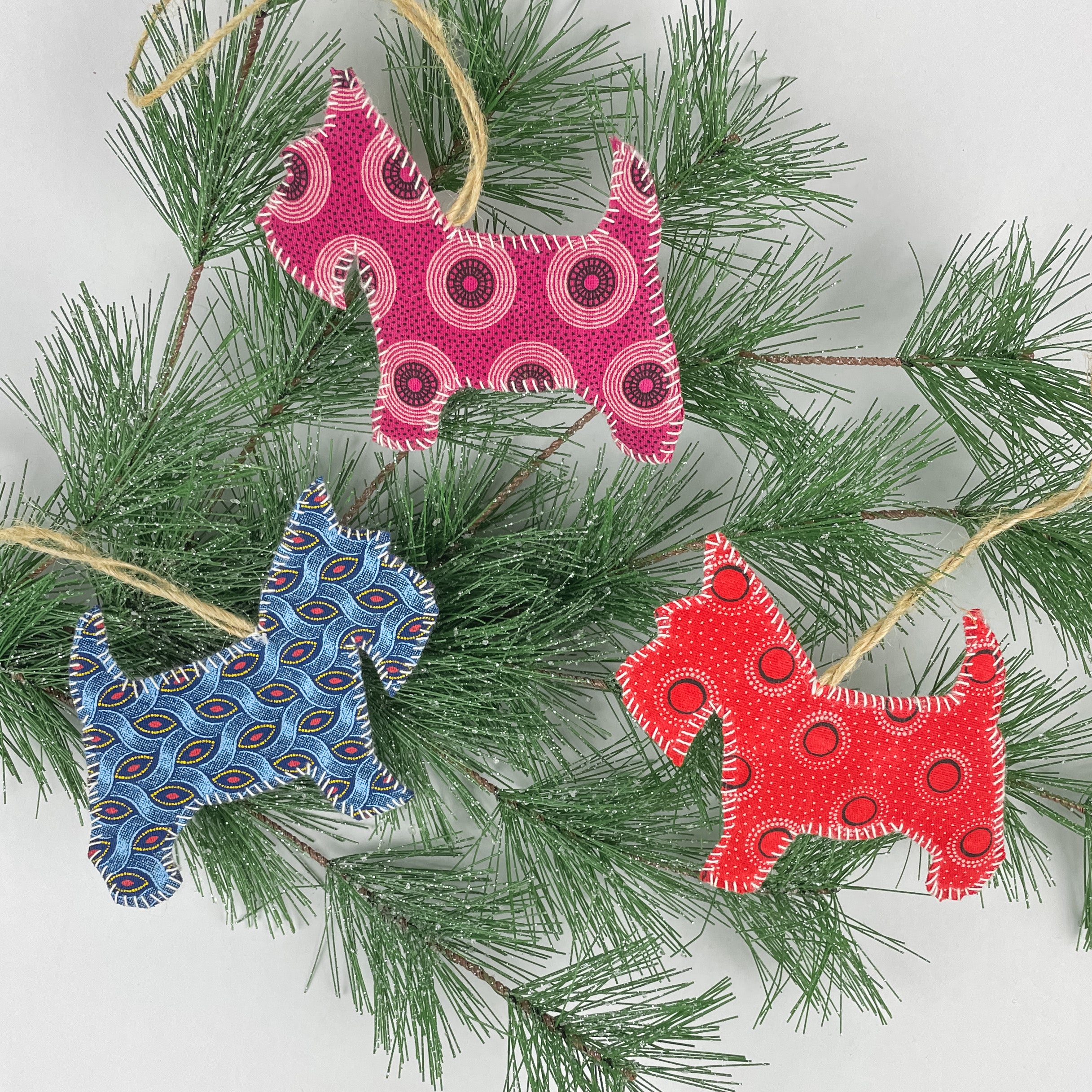 Handsewn Scottie Ornament - FMSCMarketplace.org