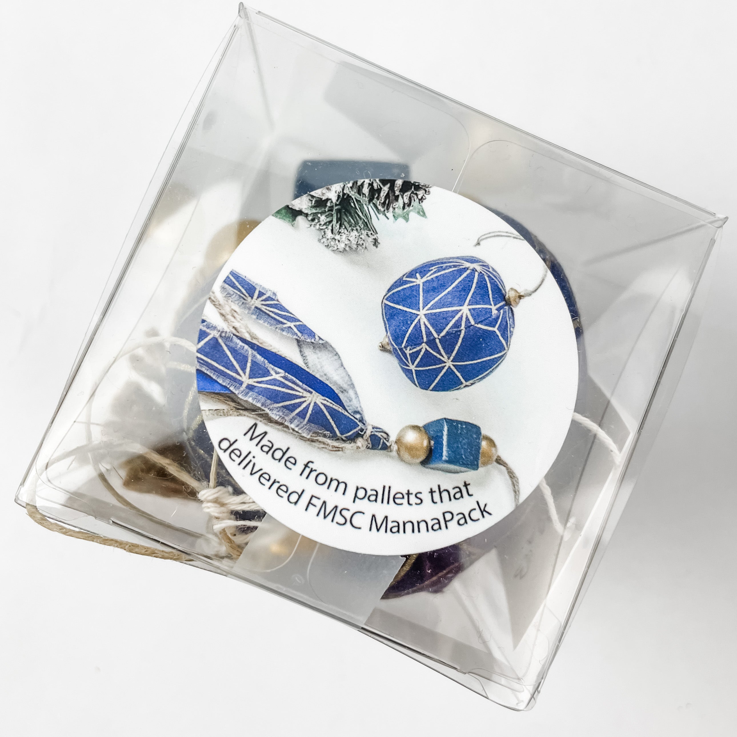 Pallet Bead & Fabric Ornament set - FMSCMarketplace.org