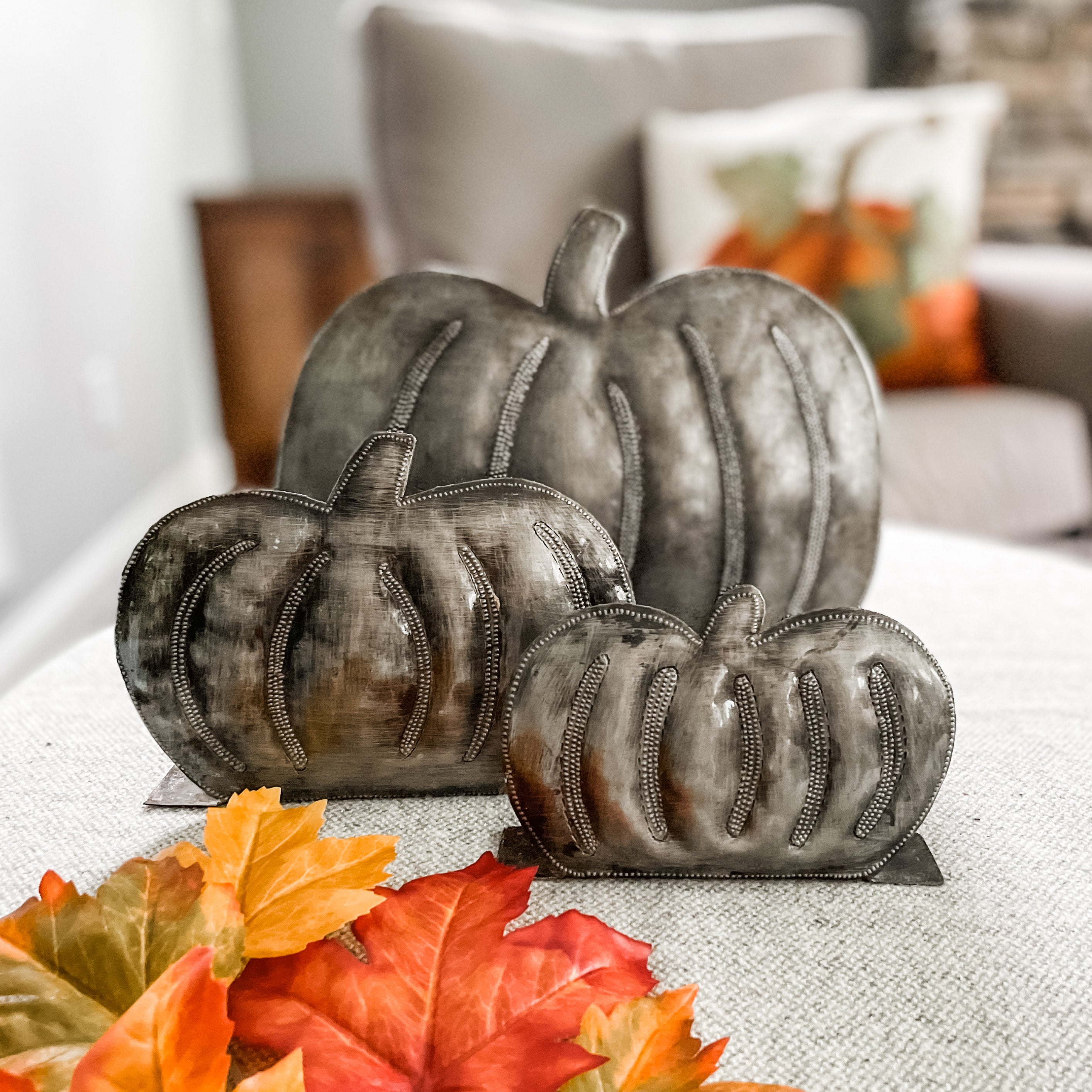 Metal Pumpkin Set - FMSCMarketplace.org