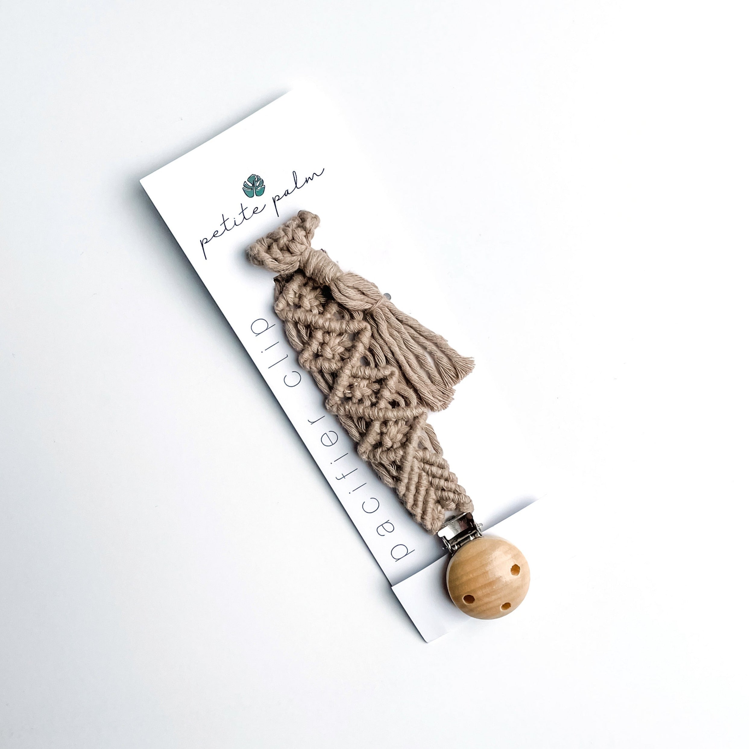 Macrame Pacifier Clip - FMSCMarketplace.org