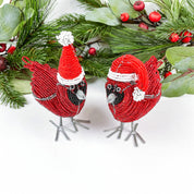 Beaded Cardinal with Straight Toque - FMSCMarketplace.org