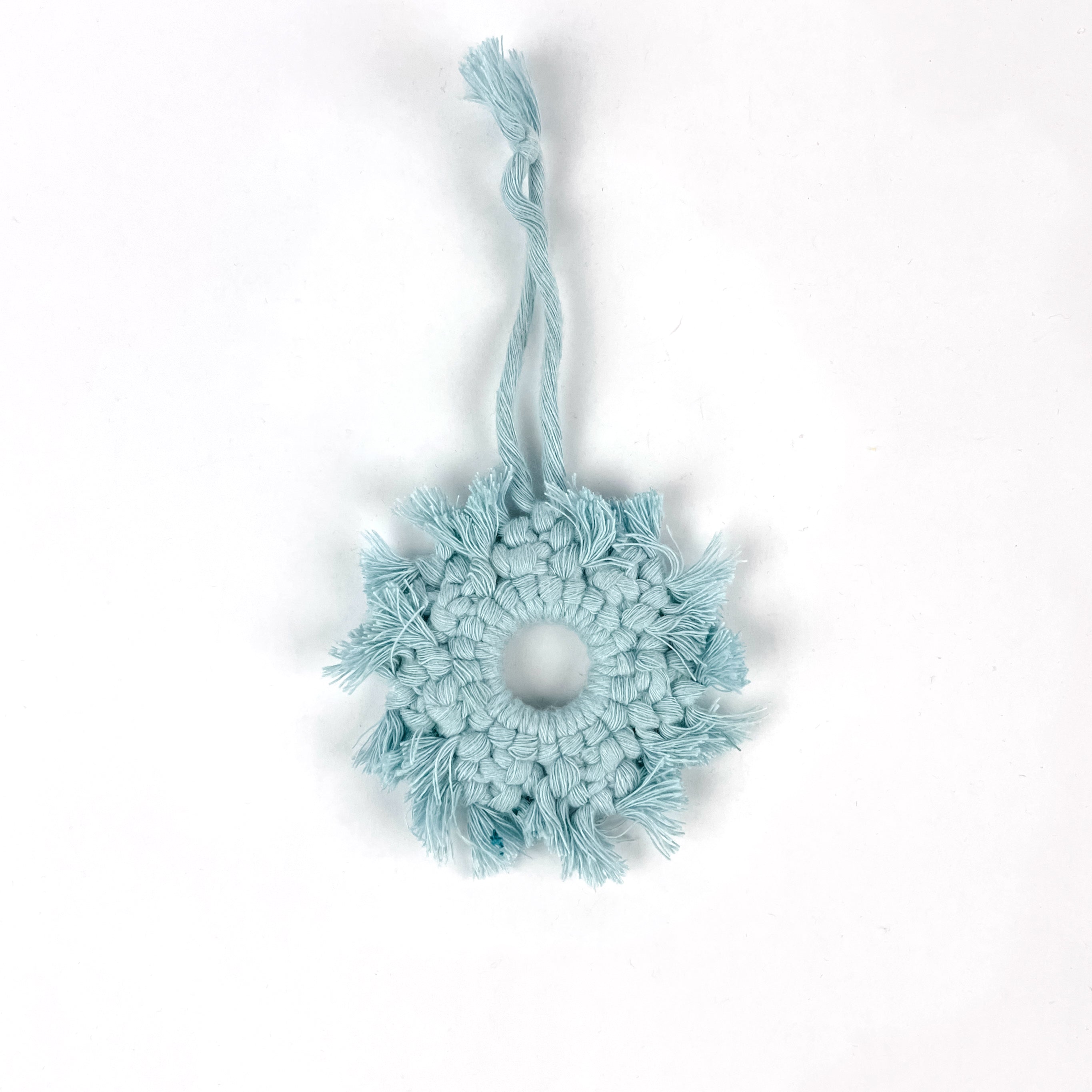 Macrame Snowflake Ornament - FMSCMarketplace.org