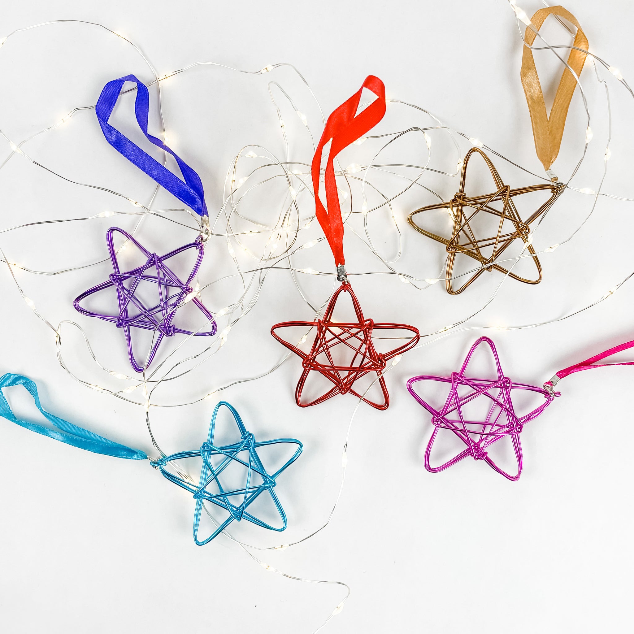 Knotted Wire Star Ornament