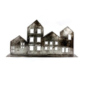 Houses Standing Metal Art - FMSCMarketplace.org