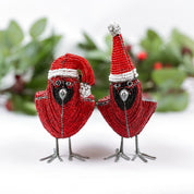 Beaded Cardinal with Slouch Toque - FMSCMarketplace.org