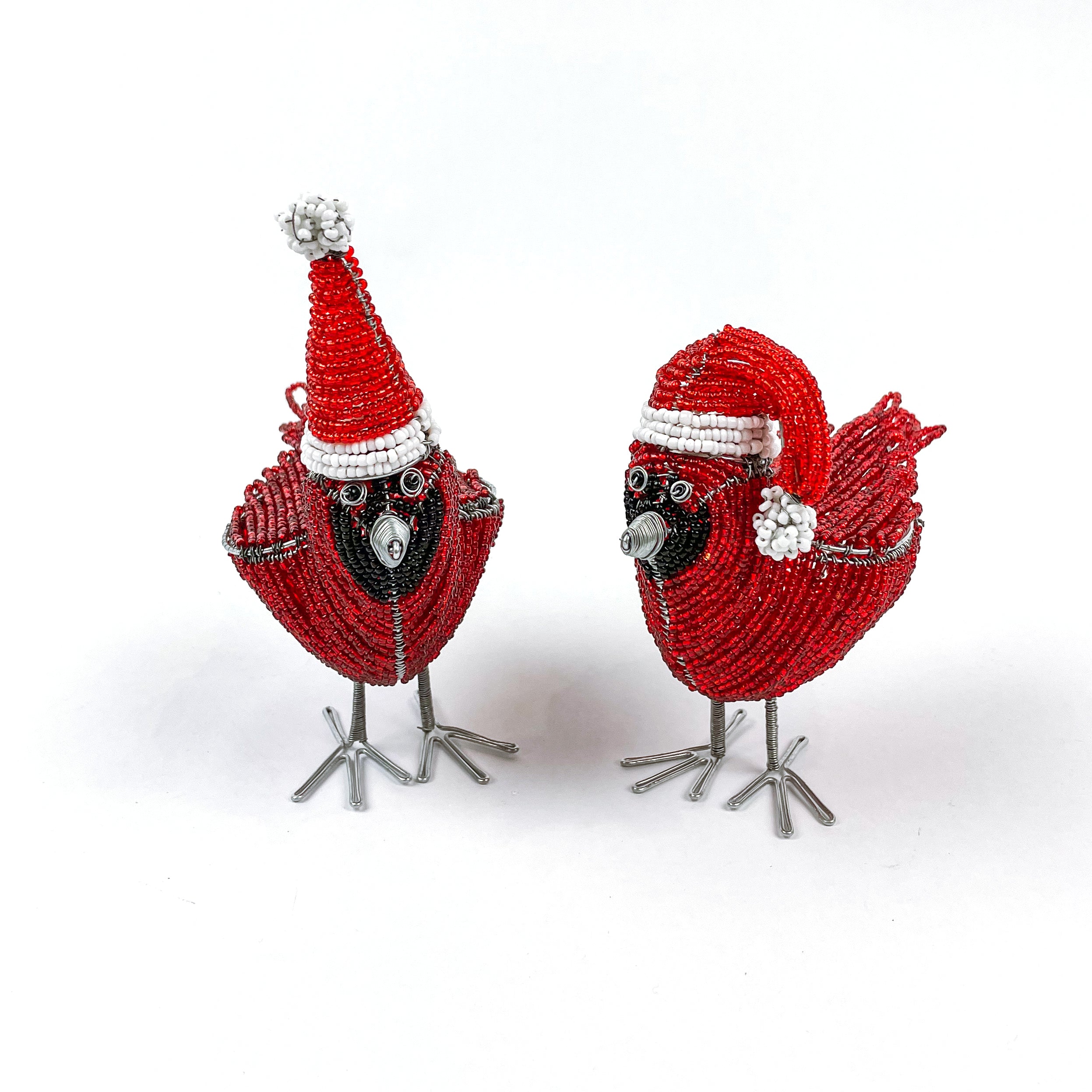 Beaded Cardinal with Slouch Toque - FMSCMarketplace.org